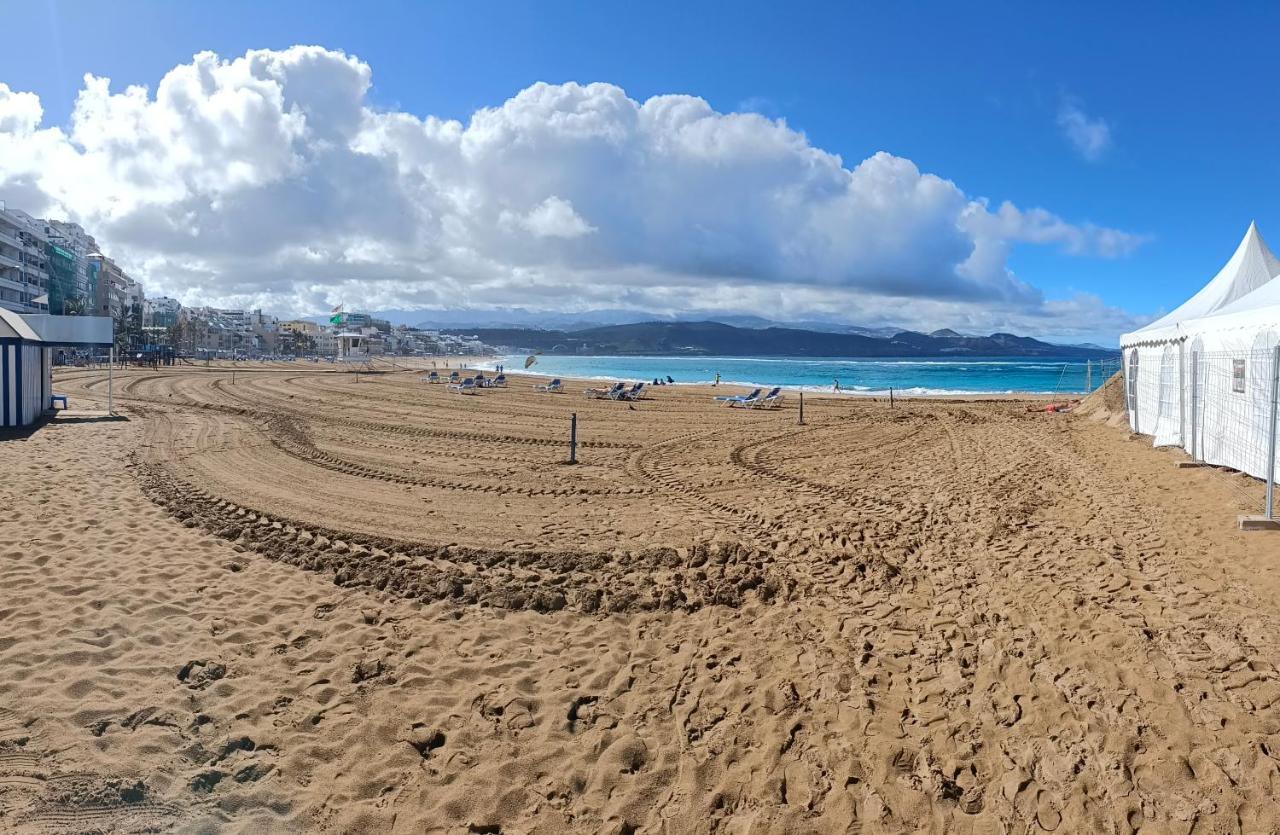 ラスパルマス・デ・グランカナリアLas Canteras La Naval Beachアパートメント エクステリア 写真
