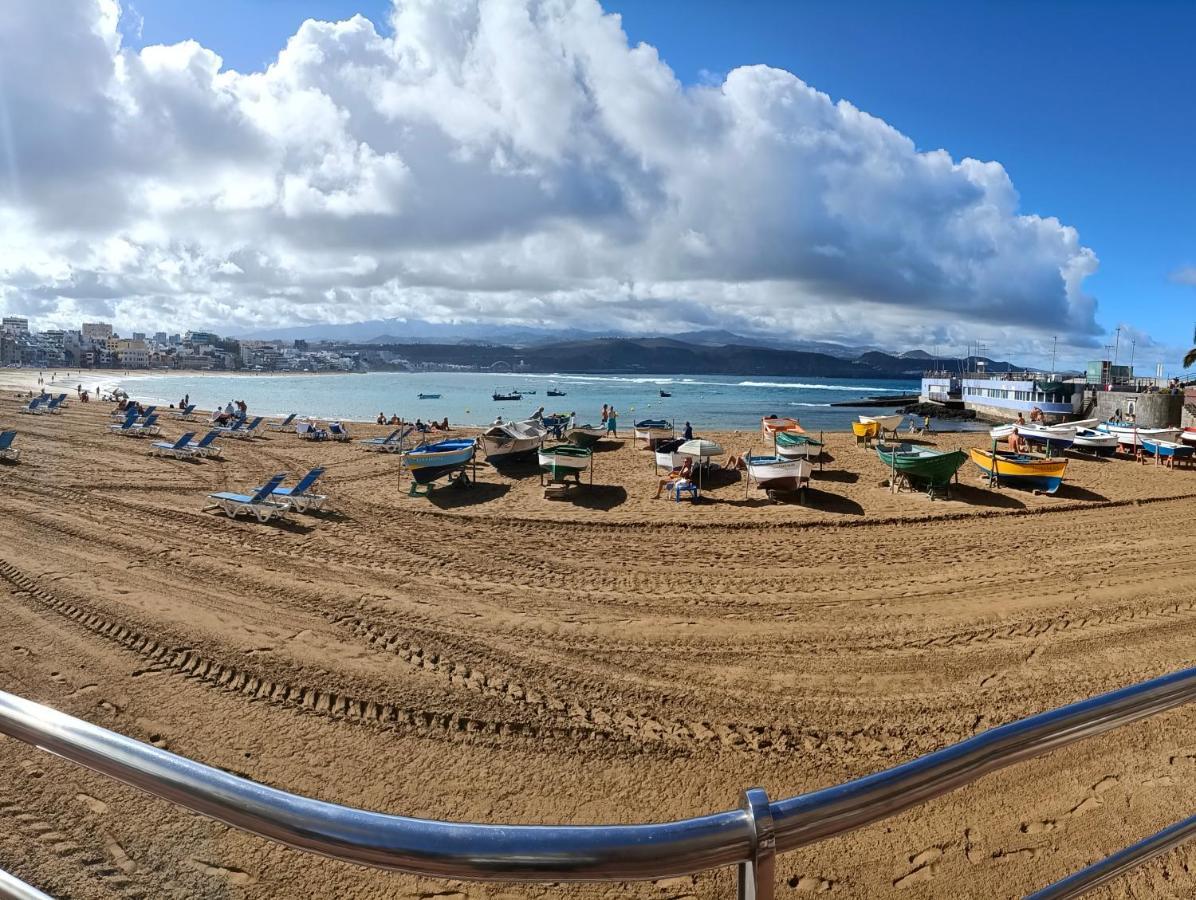 ラスパルマス・デ・グランカナリアLas Canteras La Naval Beachアパートメント エクステリア 写真