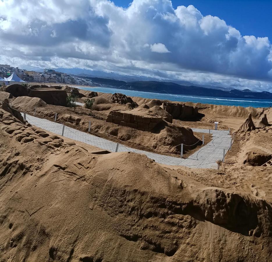 ラスパルマス・デ・グランカナリアLas Canteras La Naval Beachアパートメント エクステリア 写真